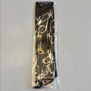 Black Chain Scarf NWT